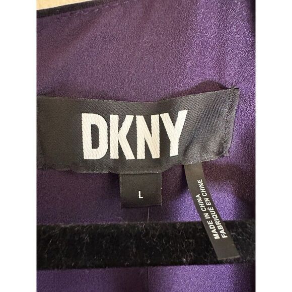 DKNY NWT Tie-Dye Print Maxi Dress Size Large NEW - Picture 5 of 6